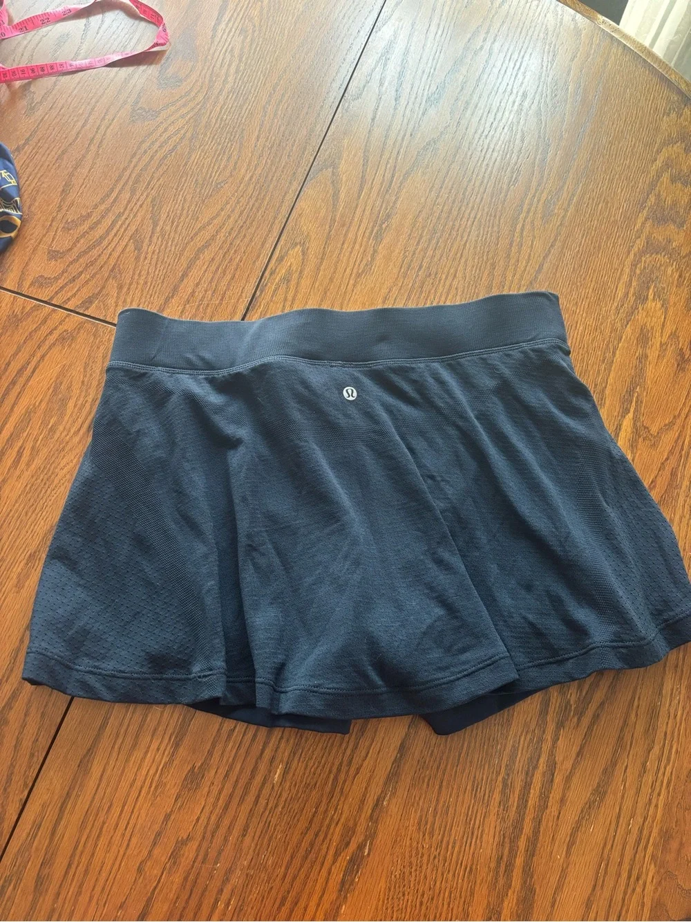 Lululemon swiftly tech high rise skirt tennis true navy size 12